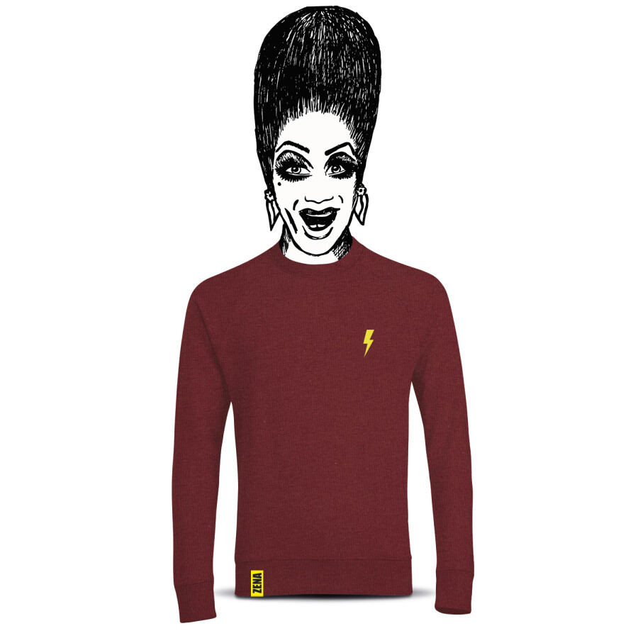 Zena Sweater Flash Burgundy M